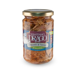Pezzetti di Tonno Olio Oliva drago erbesso