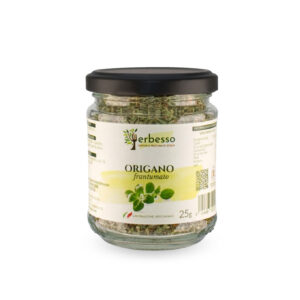 Origano frantumato erbesso in vasetto